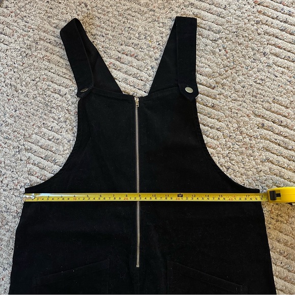 Love Olive Co. Black Corduroy Jumper Dress | M - Picture 7 of 8